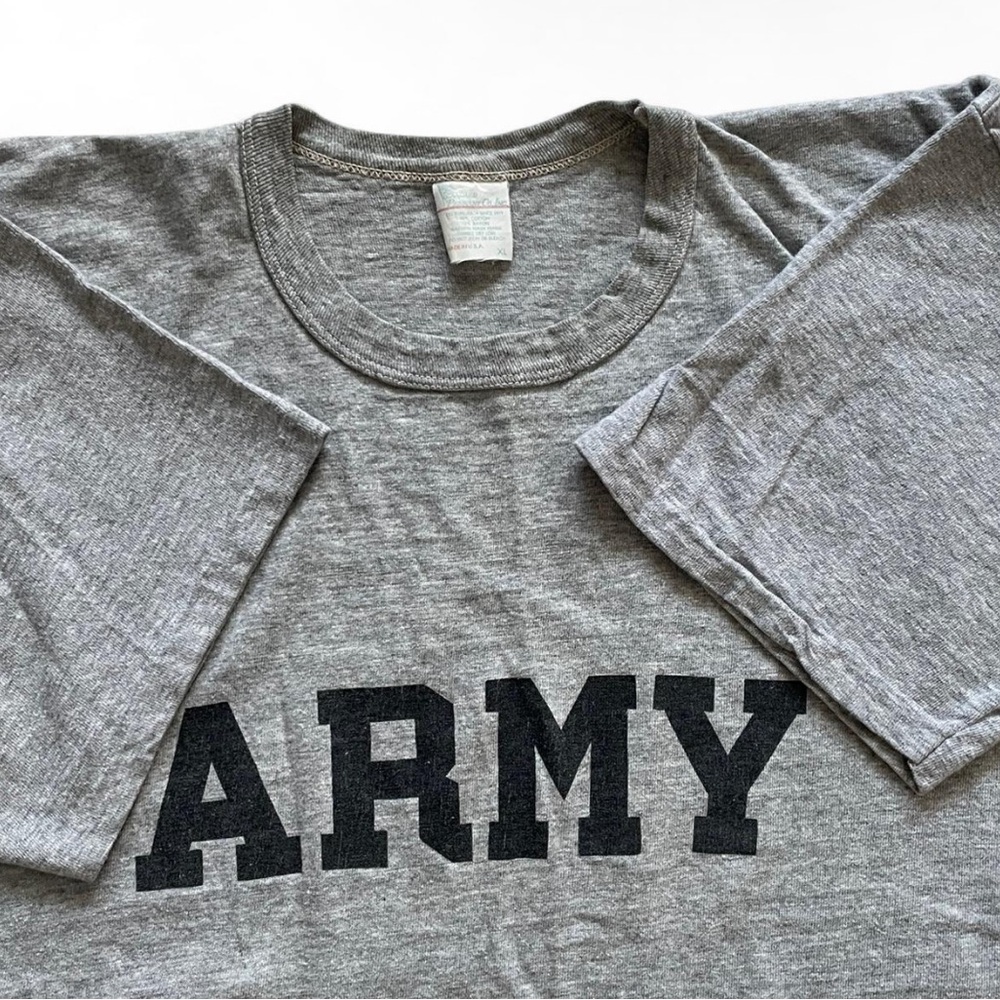 vintage 80s army single stitch tee